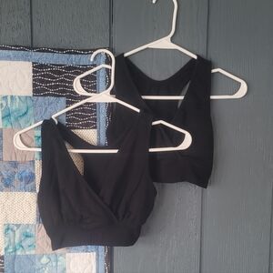 Kindred Bravely Black Nursing Sleep Bras